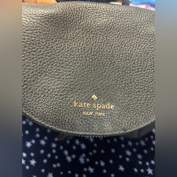 Kate Spade Charcoal Leather Backpack - Picture 4 of 6